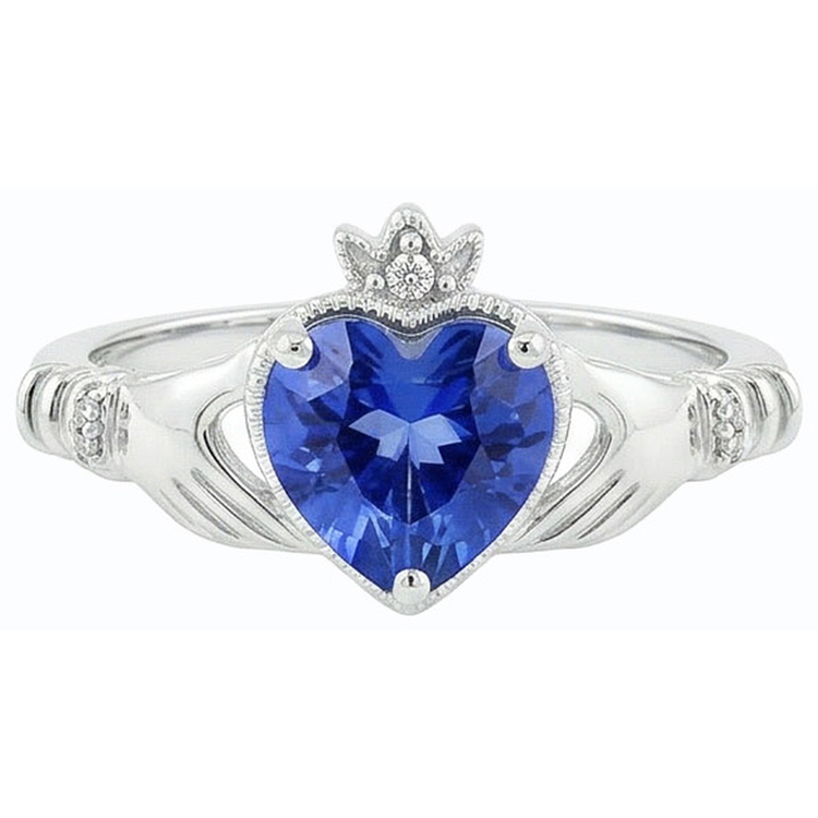 naturel round diamant 2carats bague angle de côté