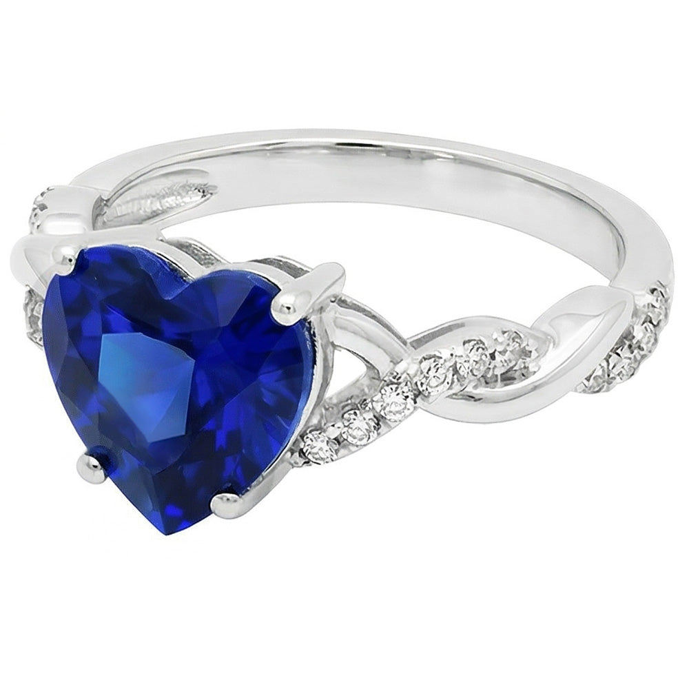 naturel round diamant 3.50carats bague vue de dessus