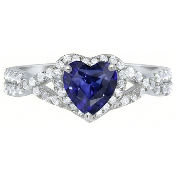 naturel round diamant 1carats bague angle de côté