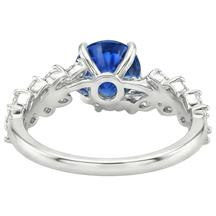 naturel marquise diamant 3carats bague sur blanc