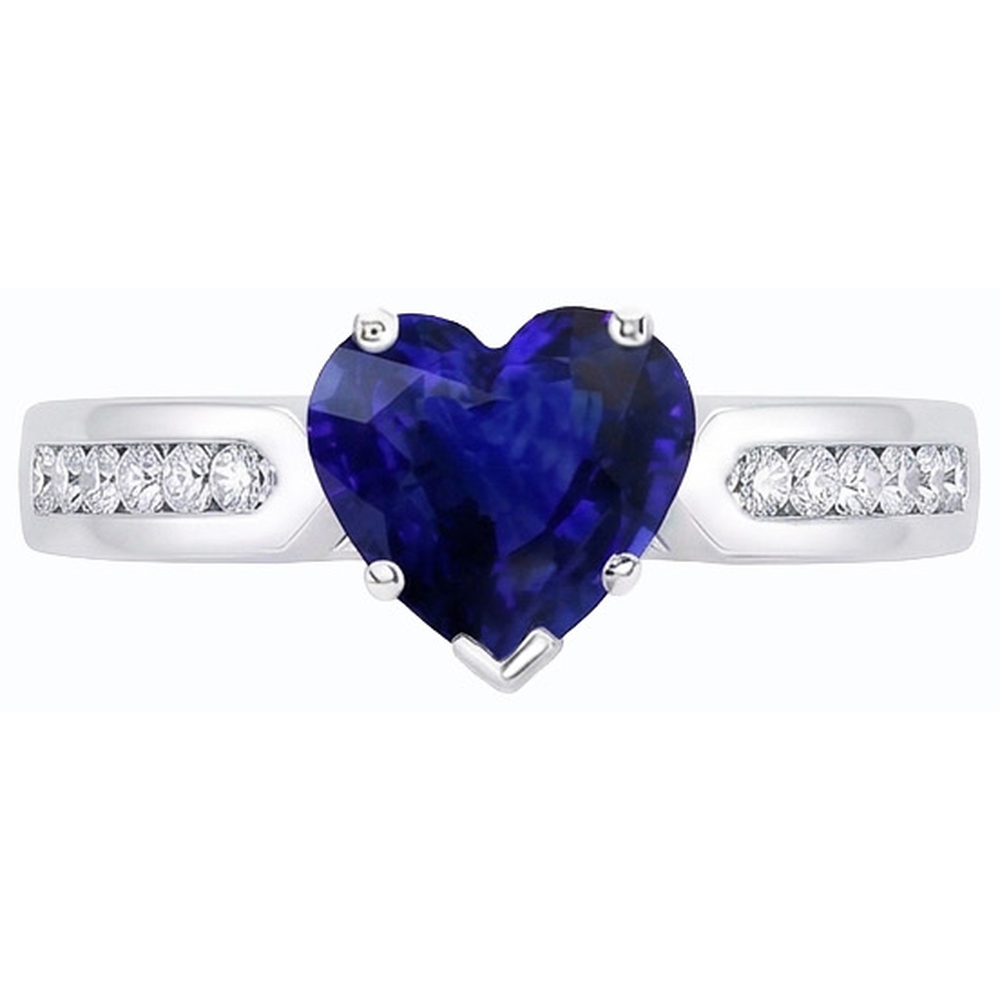 naturel round diamant 2.50carats bague vue de dessus