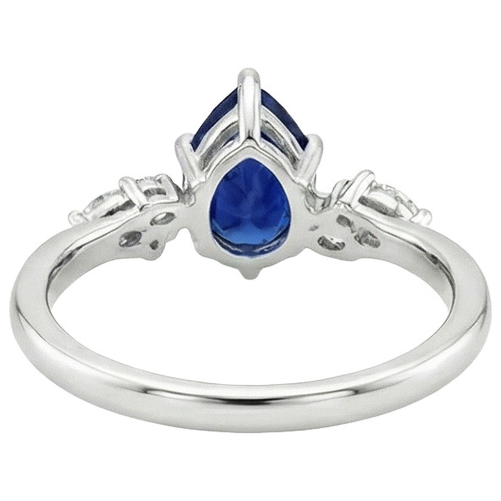 naturel marquise diamant 6.75carats bague sur blanc