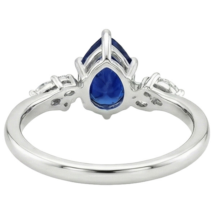 naturel marquise diamant 6.75carats bague sur blanc
