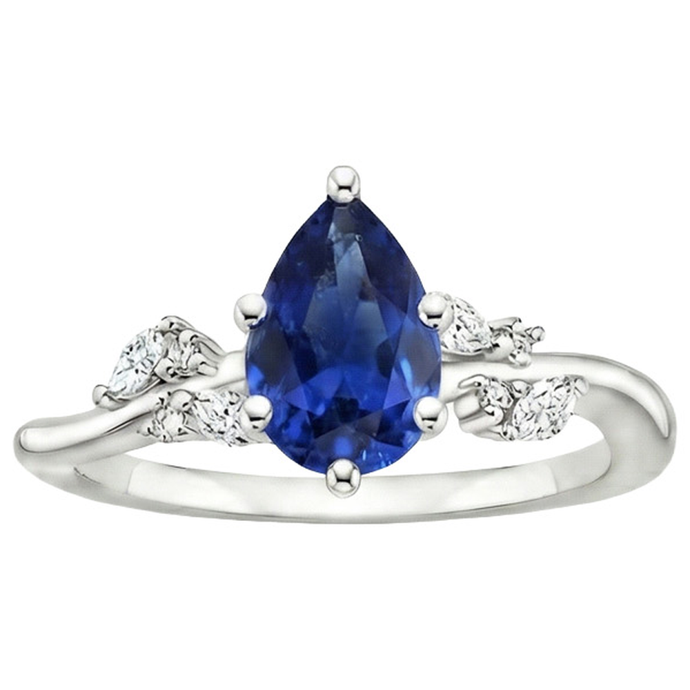 naturel marquise diamant 6.75carats bague détail rapproché