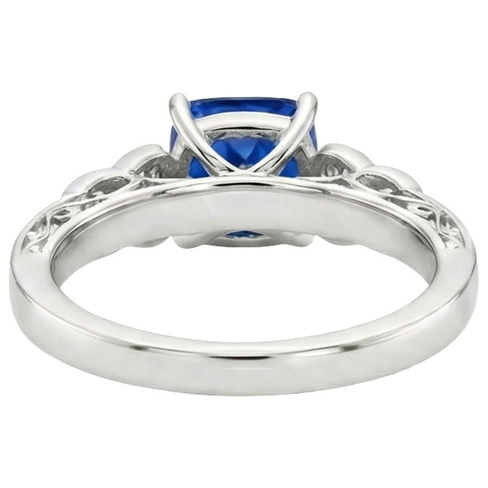 naturel round diamant 2.50carats bague angle de côté