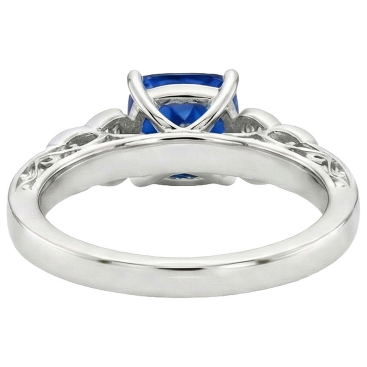 naturel round diamant 2.50carats bague angle de côté