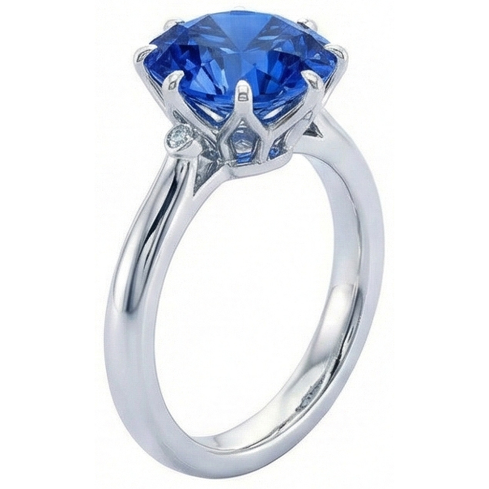 naturel diamant 1.90carats bague détail rapproché