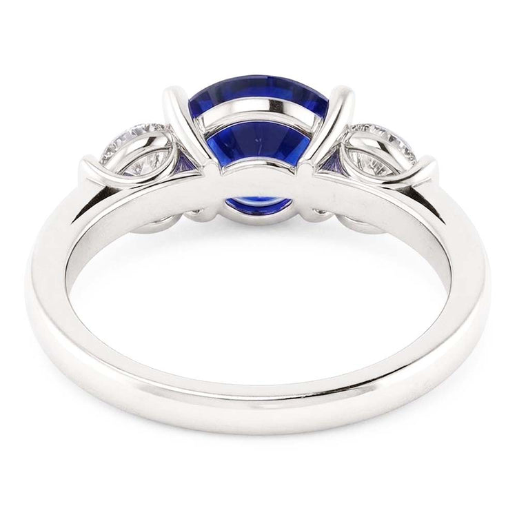 Bague Saphir Ceylan Avec Diamants