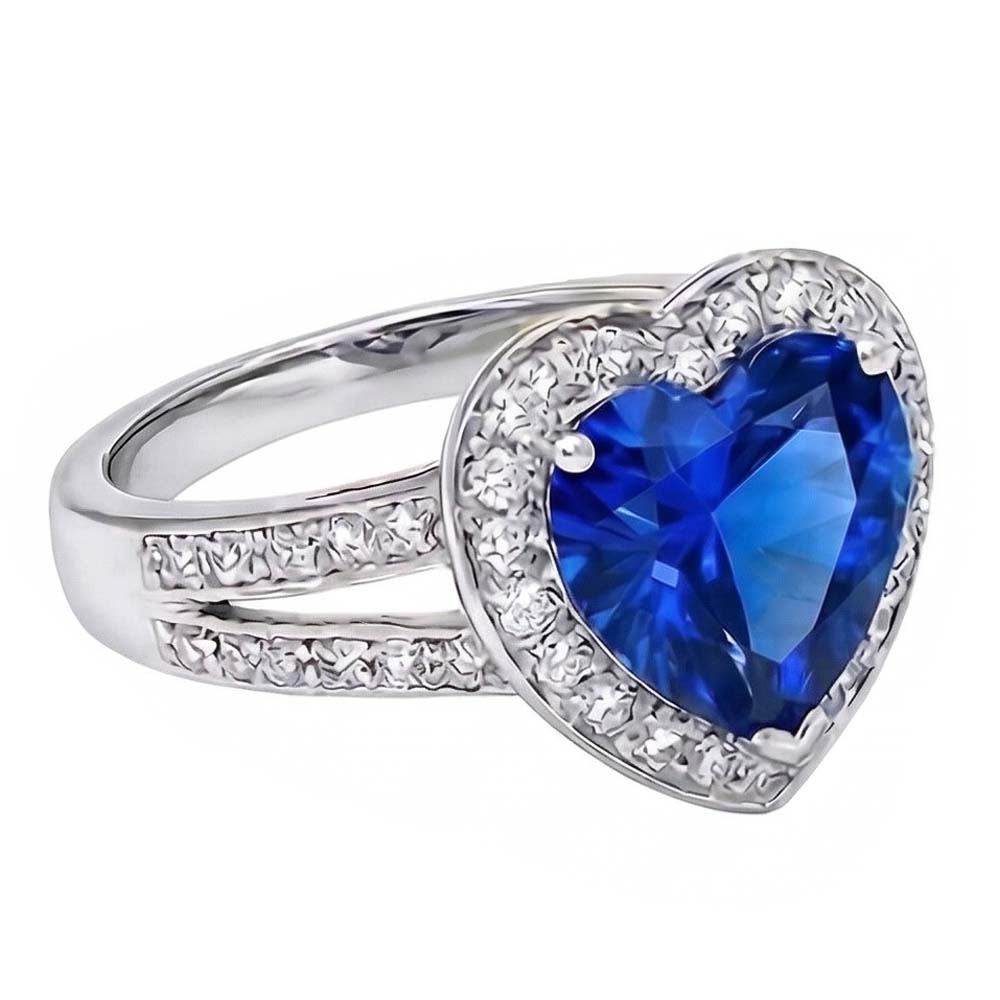naturel round diamant 4.50carats bague vue de dessus