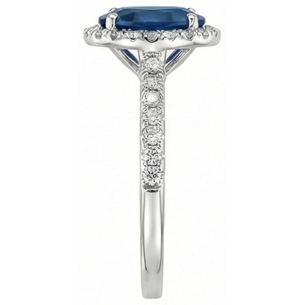 naturel round diamant 2.75carats bague détail rapproché