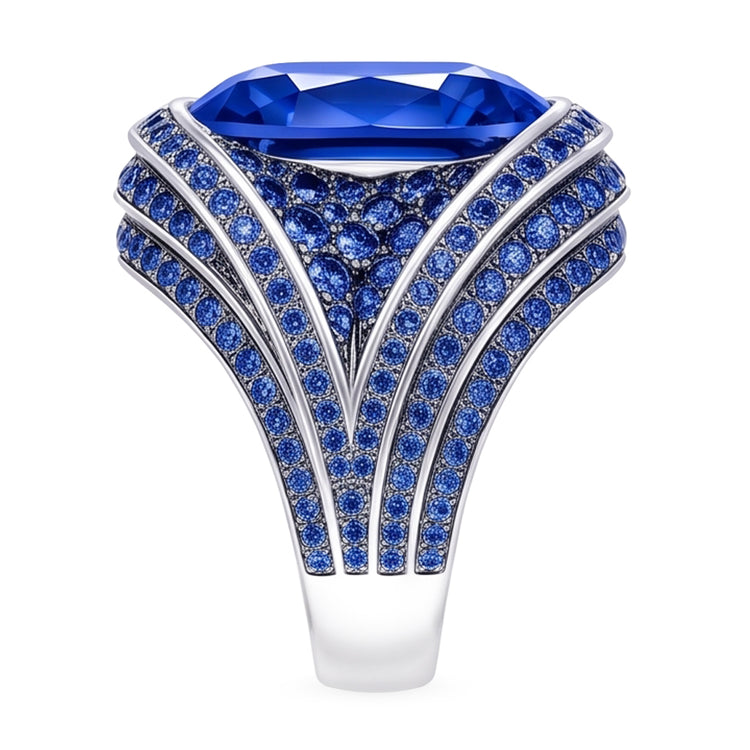 Bague Saphir Cocktail Like Antique