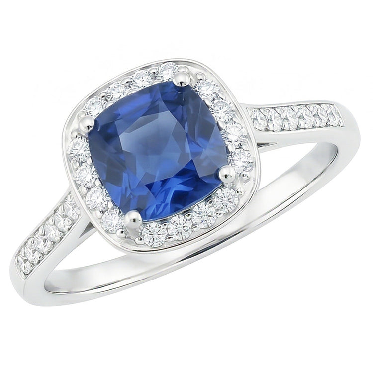 naturel round diamant 3.50carats bague vue de face
