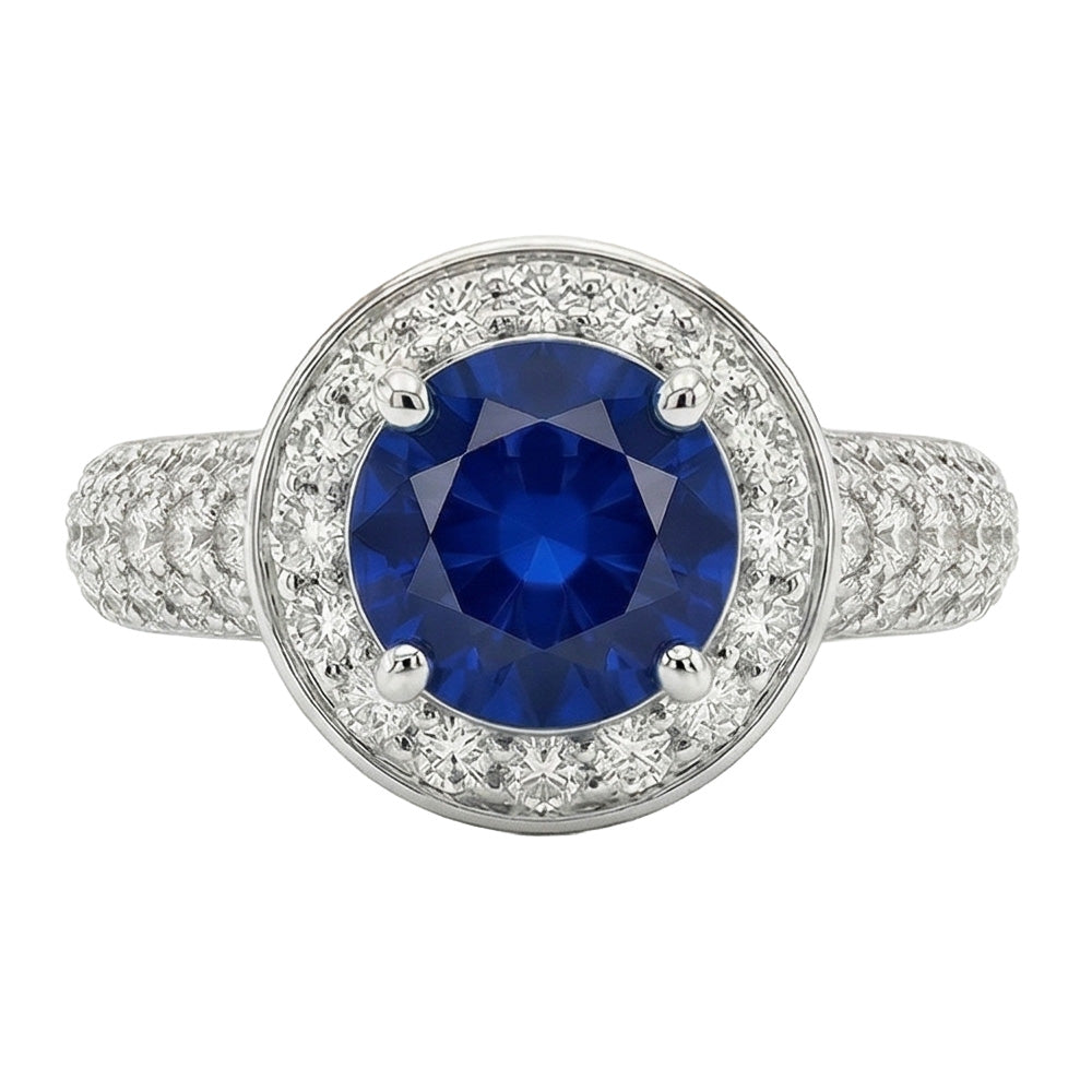 naturel oval diamant 4carats bague angle de côté
