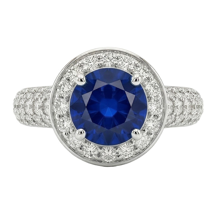 naturel oval diamant 4carats bague angle de côté
