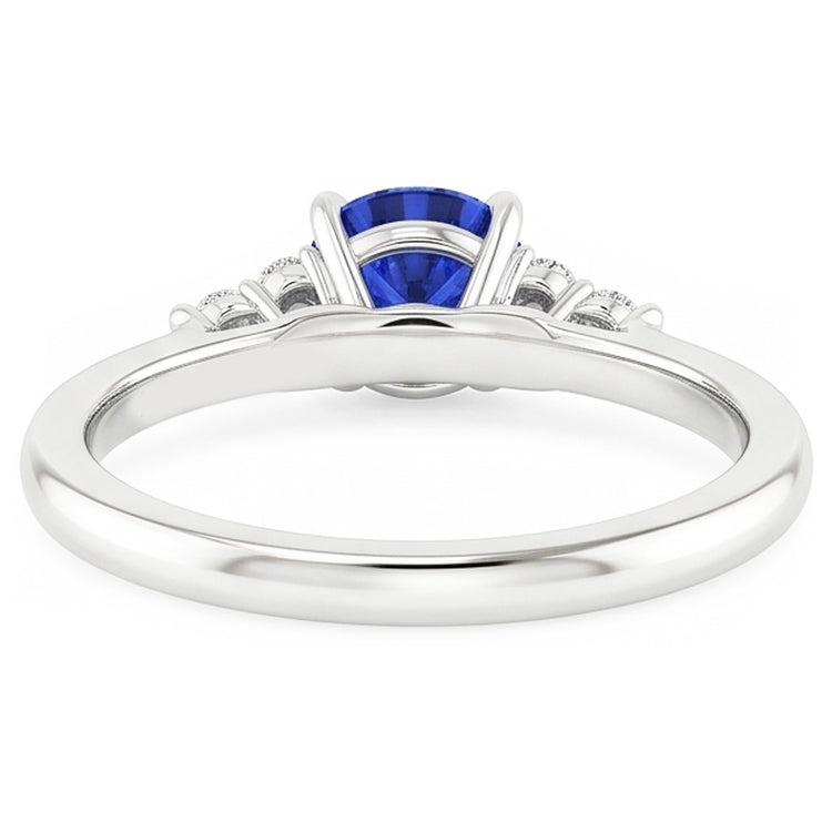 Bague Saphir Diamant Or 5ct