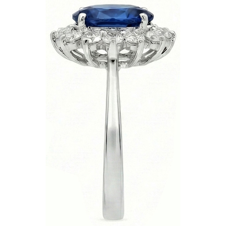 Bague Saphir Halo