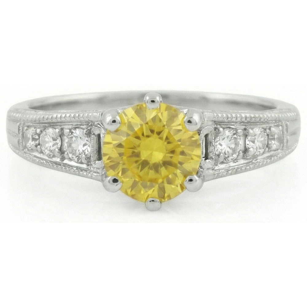 naturel diamant 2.50carats bague vue de face