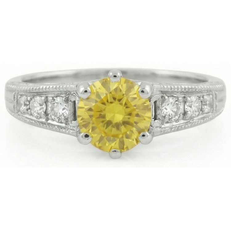 naturel diamant 2.50carats bague vue de face