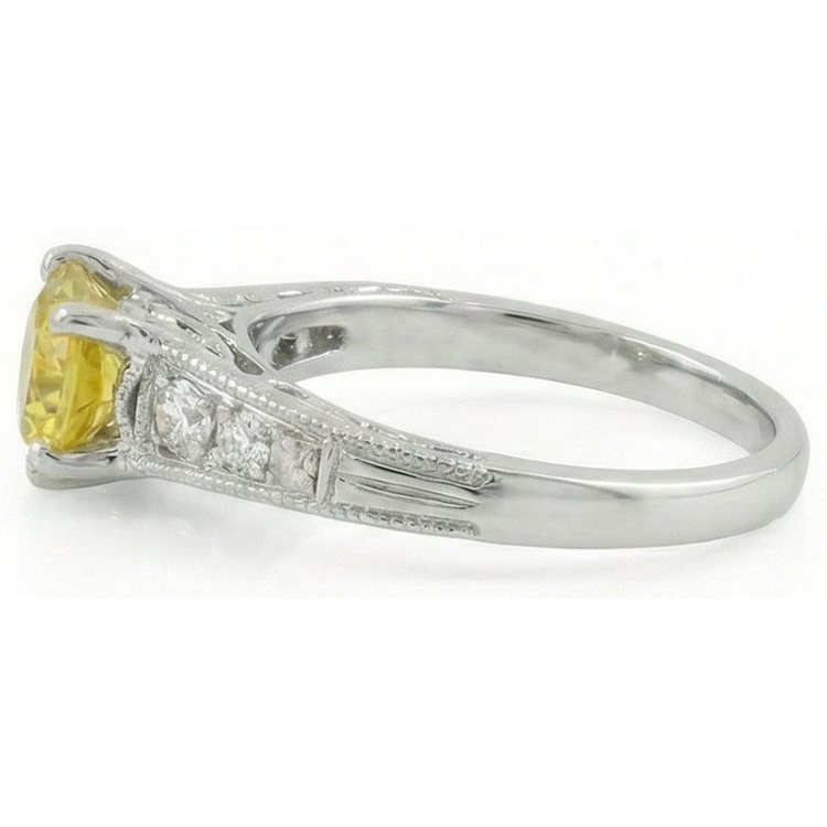 naturel diamant 2.50carats bague vue de dessus