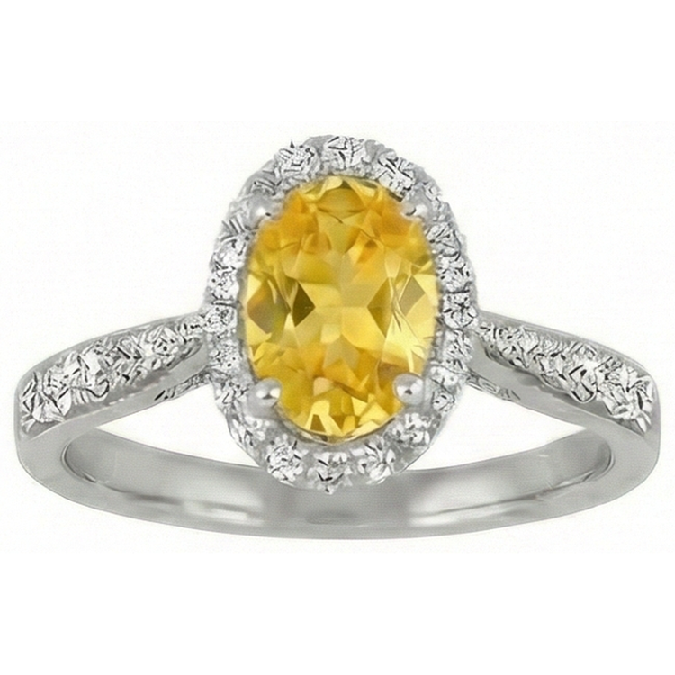 naturel oval diamant 4.50carats bague angle de côté