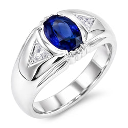 Bague Saphir Naturel 1.25 Carats