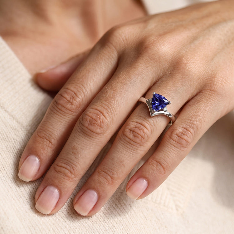 Bague Saphir Naturel 1.25 Carats