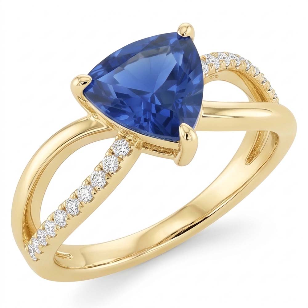 Bague Saphir Naturel 1.50 Carats