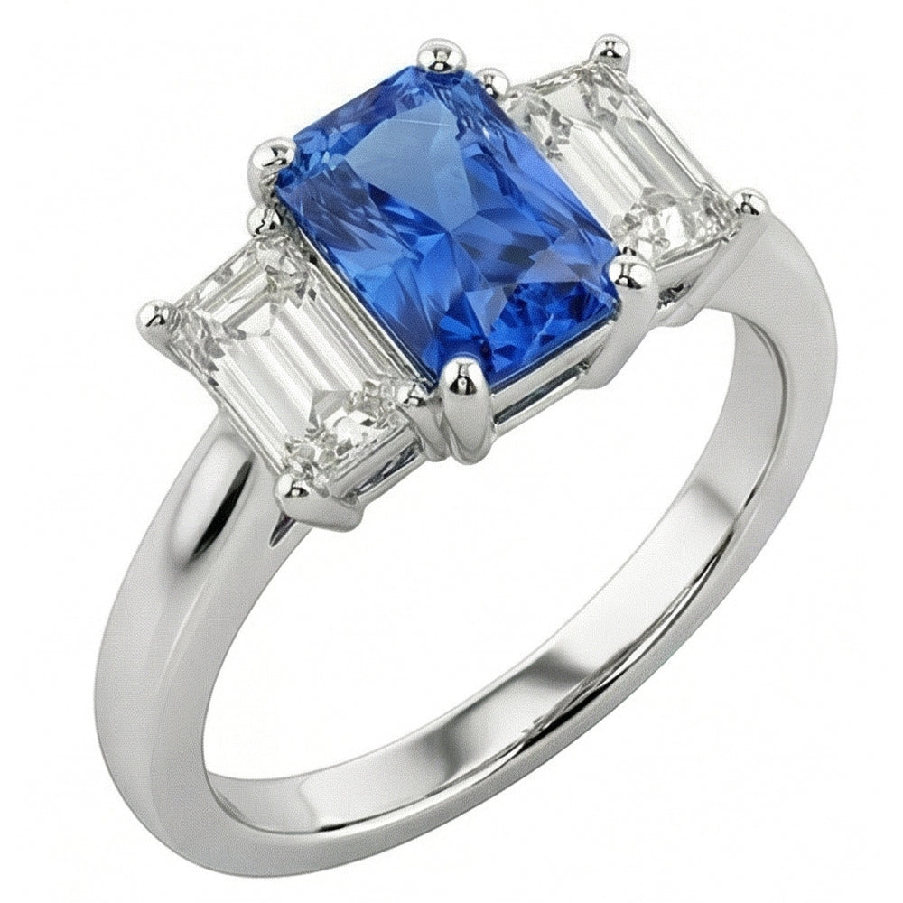 Bague Saphir Naturel 1.50 Carats