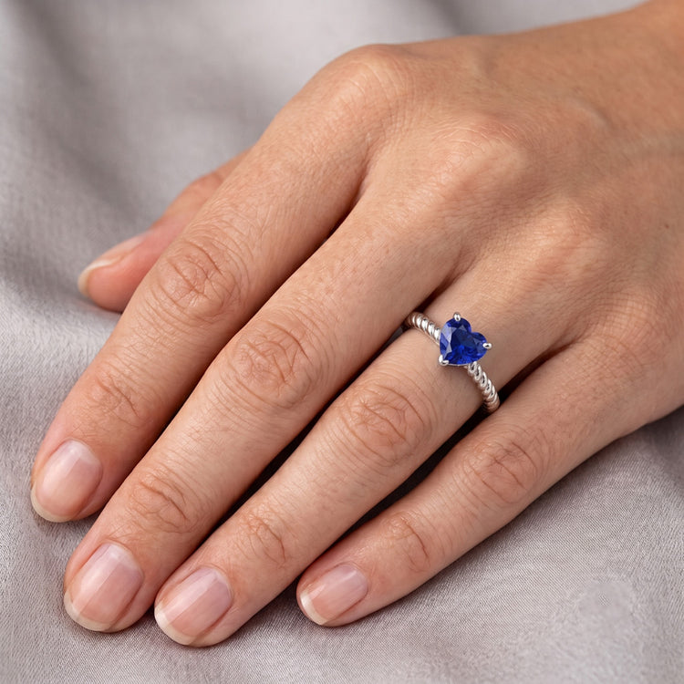 Bague Saphir Naturel 1.50 Carats