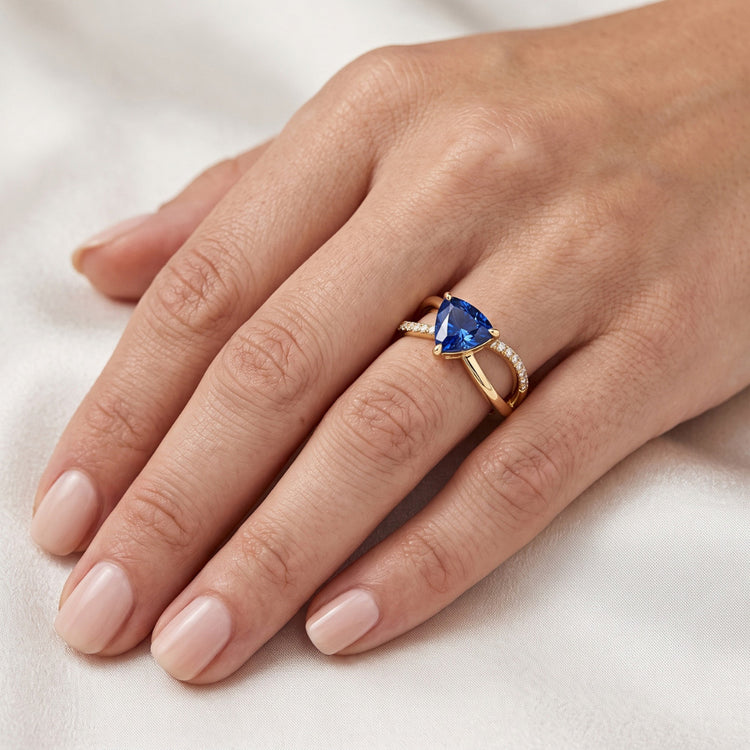 Bague Saphir Naturel 1.50 Carats