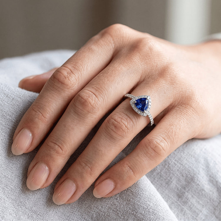 Bague Saphir Naturel 1.50 Carats