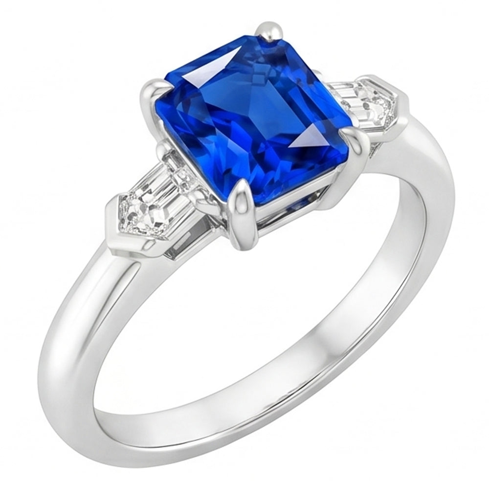 Bague Saphir Naturel 1.75 Carats
