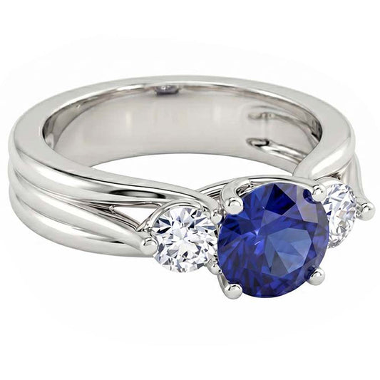 Bague Saphir Naturel 1.75 Carats