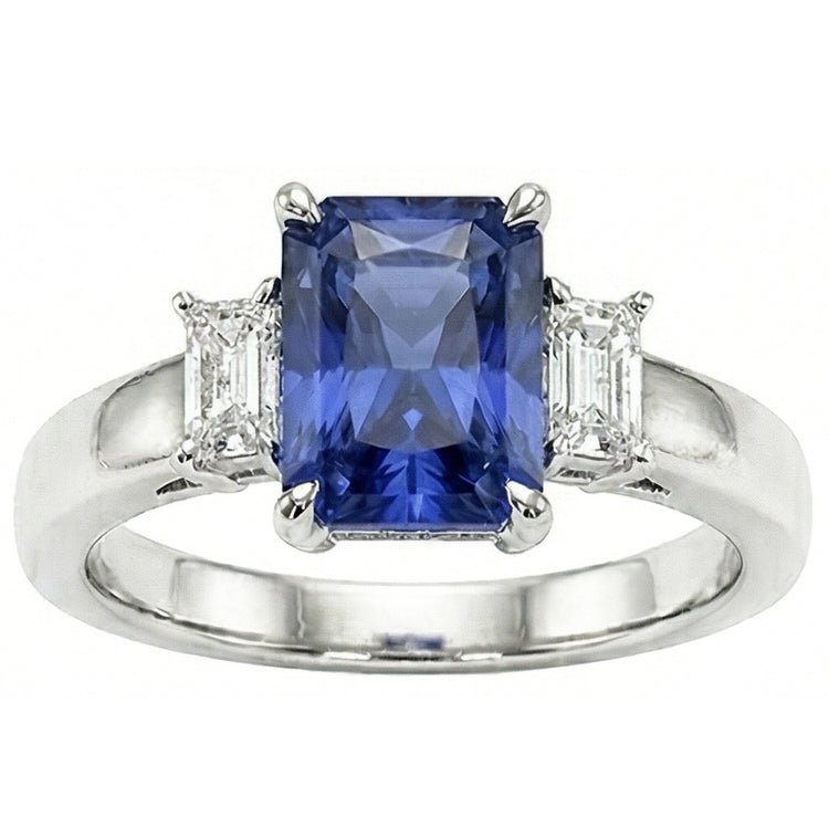 Bague Saphir Naturel 1.75 Carats
