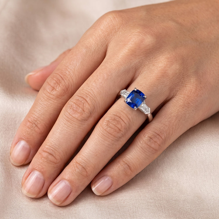 Bague Saphir Naturel 1.75 Carats