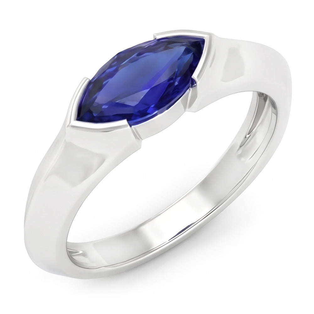 Bague Saphir Naturel 1 Carats