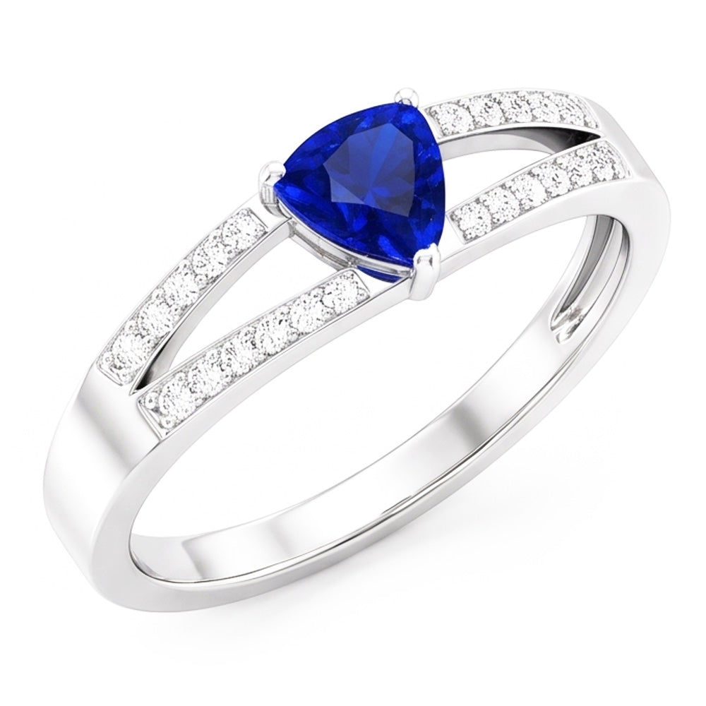 Bague Saphir Naturel 1 Carats