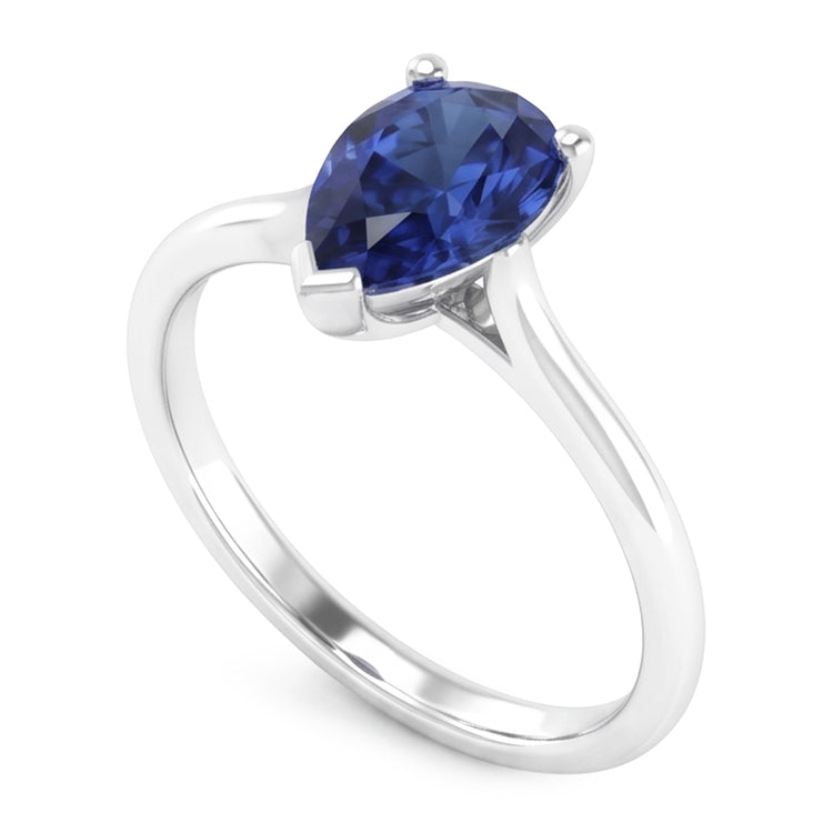 Bague Saphir Naturel 1 Carats