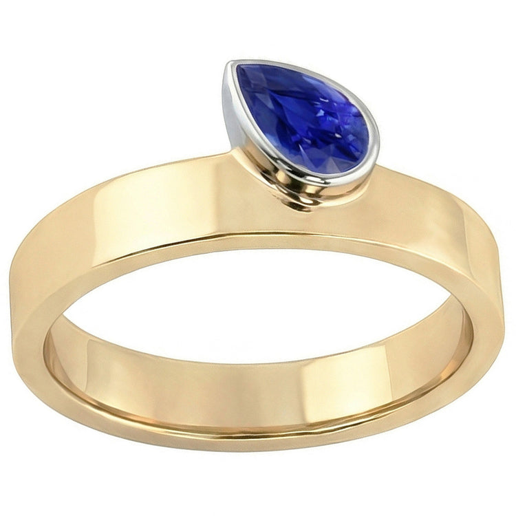 Bague Saphir Naturel 1 Carats
