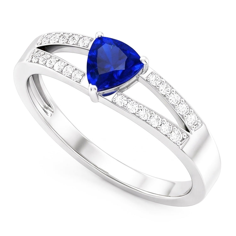 Bague Saphir Naturel 1 Carats