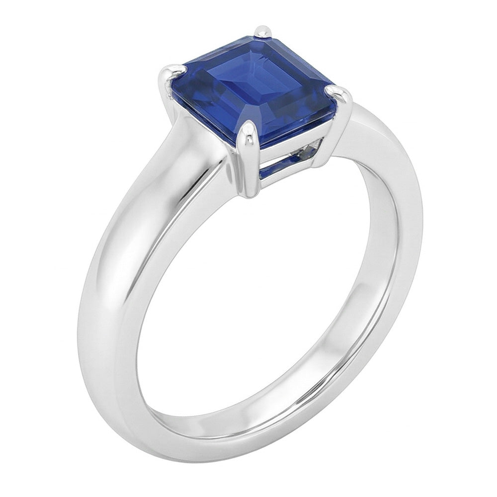 Bague Saphir Naturel 1 Carats