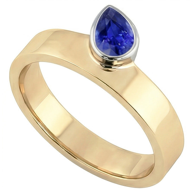 Bague Saphir Naturel 1 Carats