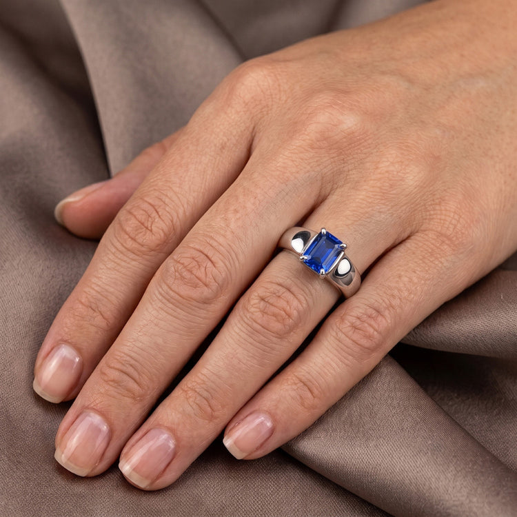 Bague Saphir Naturel 1 Carats