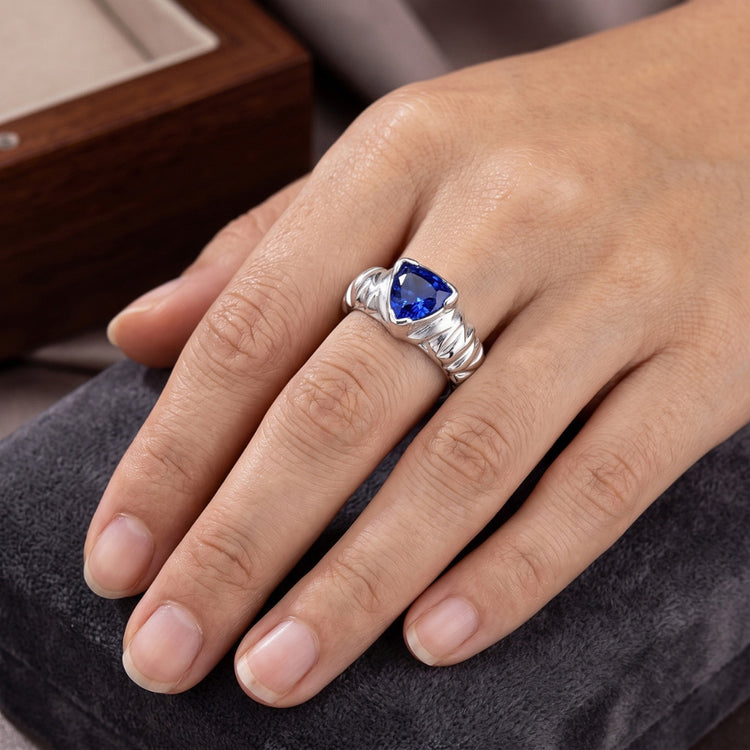 Bague Saphir Naturel 1 Carats