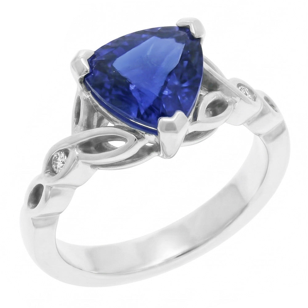 Bague Saphir Naturel 14 Carats