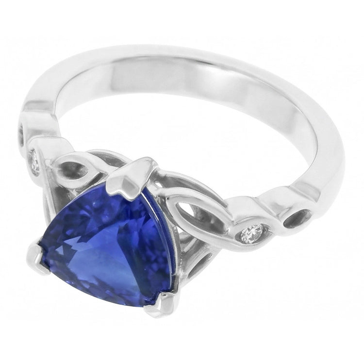 Bague Saphir Naturel 14 Carats