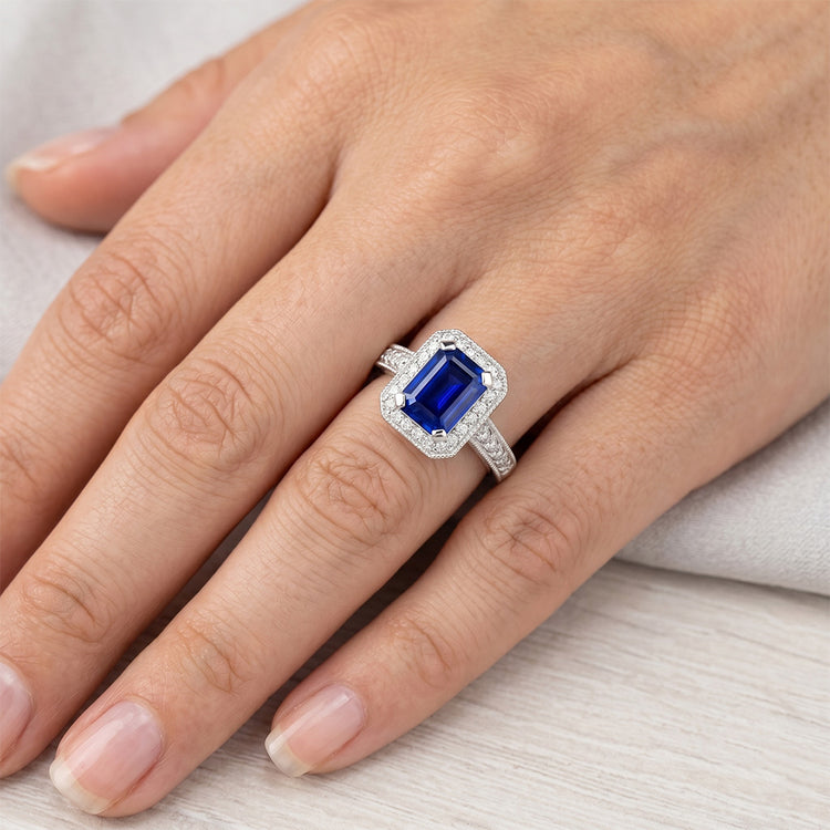 Bague Saphir Naturel 2.20 Carats