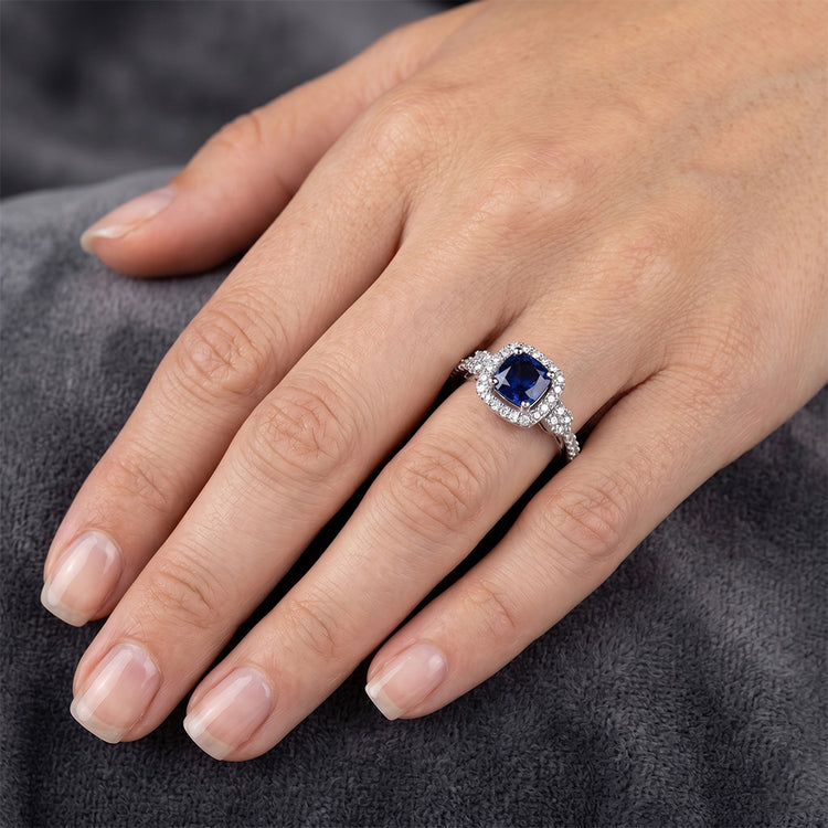 Bague Saphir Naturel 2.45 Carats