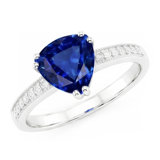 Bague Saphir Naturel 2.50 Carats