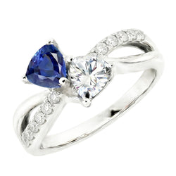 Bague Saphir Naturel 2.50 Carats